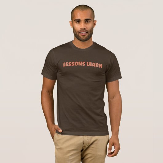 Men Energy Flow Lessons Learn T-Shirt (Vorne ganz)