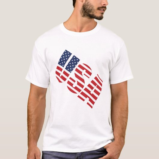 Men Flag USA T - Shirt (Vorderseite)