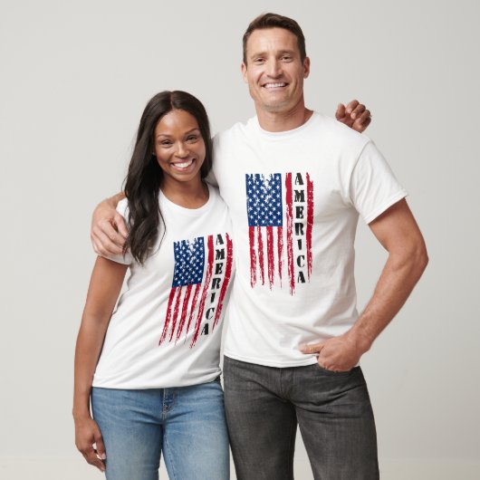 Men Flag USA T - Shirt (Unisex)