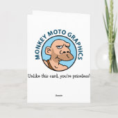 Men Funny 35. Geburtstagskarte Karte (Rückseite)