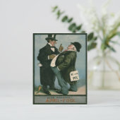 Men Gentlemen Prank Joke Carrot Postkarte (Stehend Vorderseite)