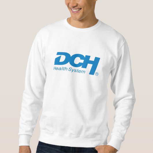 Men - Gray - Sweater - Big DCH Blue Logo Sweatshirt (Vorderseite)