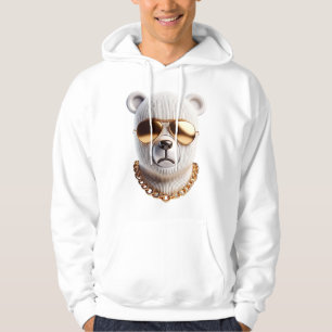 Men Hoodie - Goldener Bär