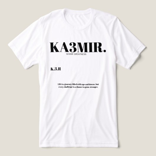 Men Kazmir T-Shirt Tri-Blend Shirt (Design Vorderseite)