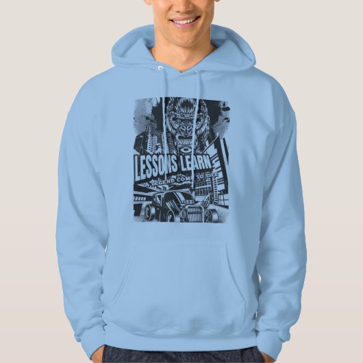 Men Legendary Gorilla Lessons Learn Hoodie (Vorderseite)