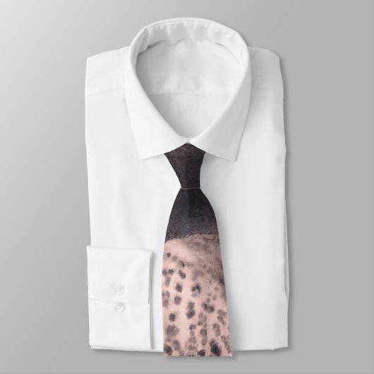 Men Leopard Neck Tie Krawatte (Gebunden)