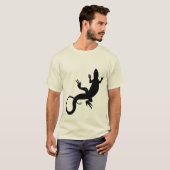 Men Lizard T - Shirt Bio Cool Lizard Art Shirt (Vorne ganz)