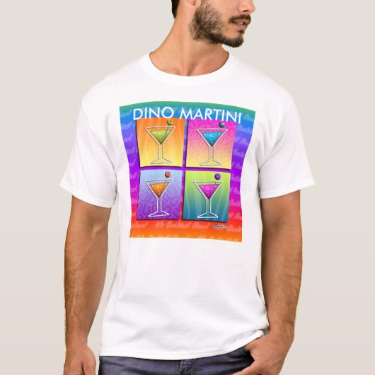 Men Lt. T-Shirts - Pop Art Martinis (Vorderseite)