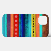 Men Man grungy gestreifte Blockfarben Case-Mate iPhone Hülle (Rückseite (Horizontal))