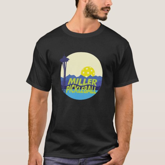 Men Miller Pickleball T - Shirt (Vorderseite)