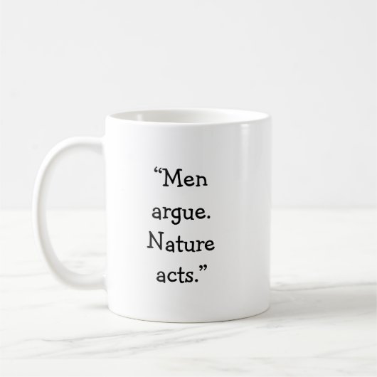 Men Nature Classic Tasse (Links)