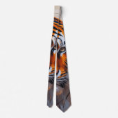 Men Neck Tie - Tiger Krawatte (Rückseite)