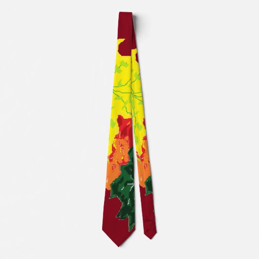 Men Neck Ties Herbst Krawatte (Vorderseite)