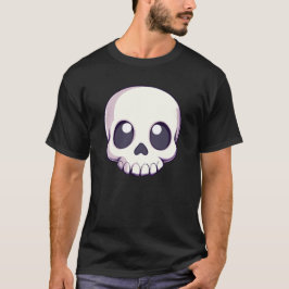 Men Niedlich Skull Kawaii Goth Halloween T - Shirt