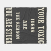 Men Novelty Shirt Black Vintag Quote Classic Fleecedecke (Vorderseite (Horizontal))