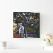 Men of Commerce, Jerusalem Quadratische Wanduhr (Zuhause)