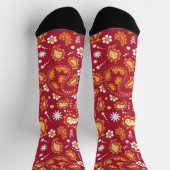 Men Paisley Punch Socken (Oben)