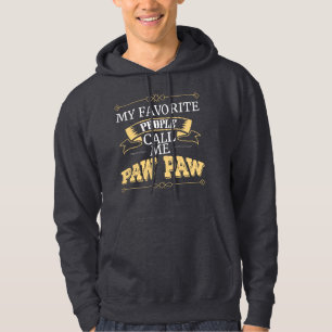 Men Pawpaw Grandad Lieblings Leute nennen mich Paw Hoodie
