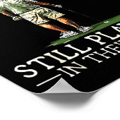 Men Play Golf Eighties 80 Funny Golfer Golfing Poster (Ecke)