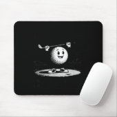 Men Play Golf Eighties Birthday All Men D Equal  Mousepad (Mit Mouse)