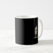 Men Play Golf Eighties Funny Golfer Golfing Kaffeetasse (VorderseiteRechts)