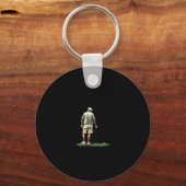 Men Play Golf Eighties Funny Golfer Golfing  Schlüsselanhänger (Vorderseite)