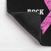 Men Rock Pink - Kampf gegen Brustkrebs Mousepad (Ecke)