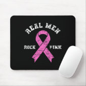 Men Rock Pink - Kampf gegen Brustkrebs Mousepad (Mit Mouse)