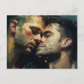 Men Romantische Postkarte (Vorderseite)