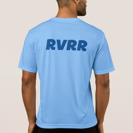 Men RVRR Road Runner Blue Tech Shirt (Rückseite)