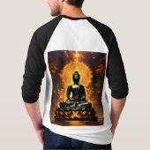 Men’s Buddha Logo T-Shirt | Peace & Meditation Des (Rückseite)