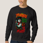 Men’s Classic Christmas Holiday Snowman Sweatshirt (Vorderseite)