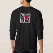 Men’s Funny 60% Off Ignorance Bookworm Graphic Sweatshirt (Rückseite)