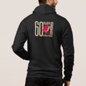 Men’s Funny Ignorance Banned Bookworm Education  Hoodie (Rückseite)