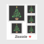 Men’s Gymnastics Christmas Tree Aufkleber<br><div class="desc">Herren Gymnastik Weihnachtskunst mit männlichen Turnstgymnastik-Silhouetten in Form eines Weihnachtsbaumes. (Wettbewerbe: Ringe,  Gewölbe,  Boden- und Hauspferde.) > Niedliche Idee für den Trainer,  Lehrer oder Teamtrainer der Herren-Gymnastik zur Feier der Weihnachtszeit. > Personalisieren Sie es! Hinzufügen von individuelle Name,  Foto oder Text.</div>