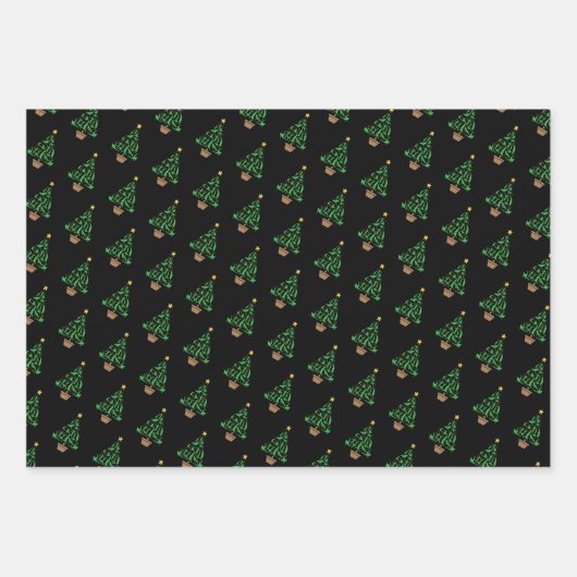 Men’s Gymnastics Christmas Tree Geschenkpapier Set (Vorderseite 3)