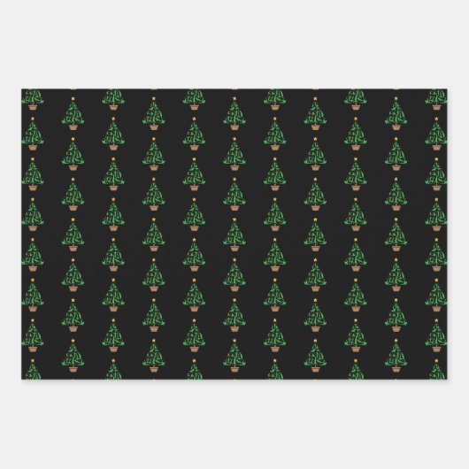 Men’s Gymnastics Christmas Tree Geschenkpapier Set (Vorderseite 2)