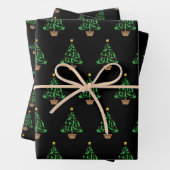 Men’s Gymnastics Christmas Tree Geschenkpapier Set (Beispiel)