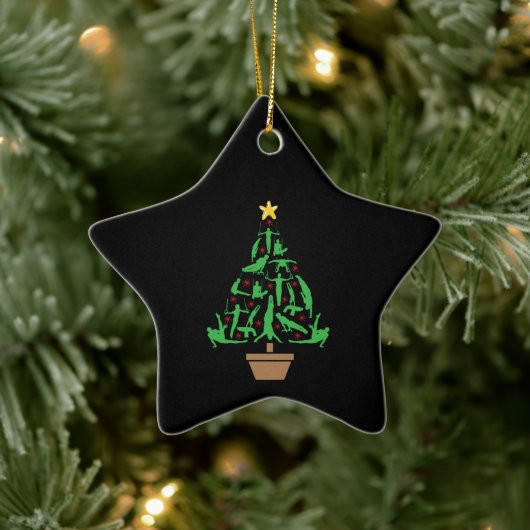 Men’s Gymnastics Christmas Tree Keramik Ornament (Baum)
