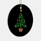 Men’s Gymnastics Christmas Tree Keramik Ornament (Rechts)