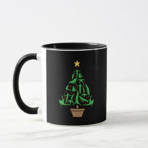 Men’s Gymnastics Christmas Tree Tasse