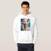 Men’s Hoodie with Cool Ice Cream Design | Trendy I (Vorne ganz)