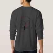 Men’s Matthew 6:21 sweatshirt (Rückseite)