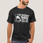 Men_s mein Darwin-Haifisch aß Ihre Jesus-Fische T-Shirt (Vorderseite)
