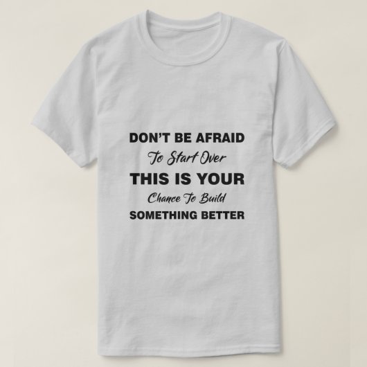 Men’s Motivational Quote T-Shirts, Hoodies & Long  (Design vorne)