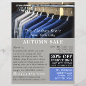 Men’s Suits, Men’s Clothing Store Advertising Flyer (Vorne)