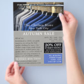 Men’s Suits, Men’s Clothing Store Advertising Flyer (Hand)