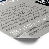 Men’s Suits, Men’s Clothing Store Advertising Poster (Ecke)