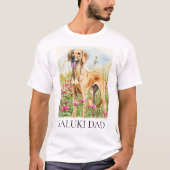 Men’s T-Shirt – Saluki Dad Shirt for Dog Lovers (Vorderseite)