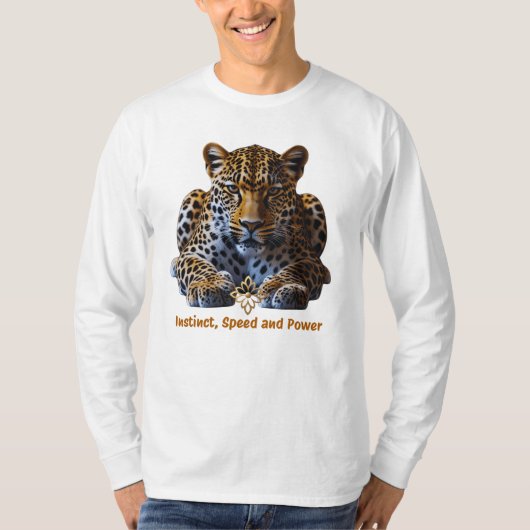 Men’s T-Shirt with Leopard Logo (Vorderseite)